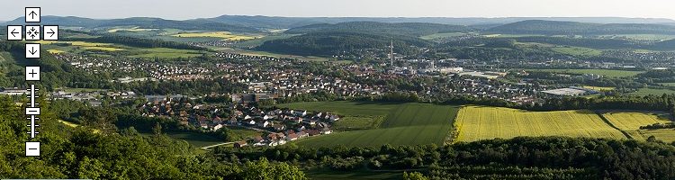 Gigapixel Bild Alfeld vom Himmelbergturm